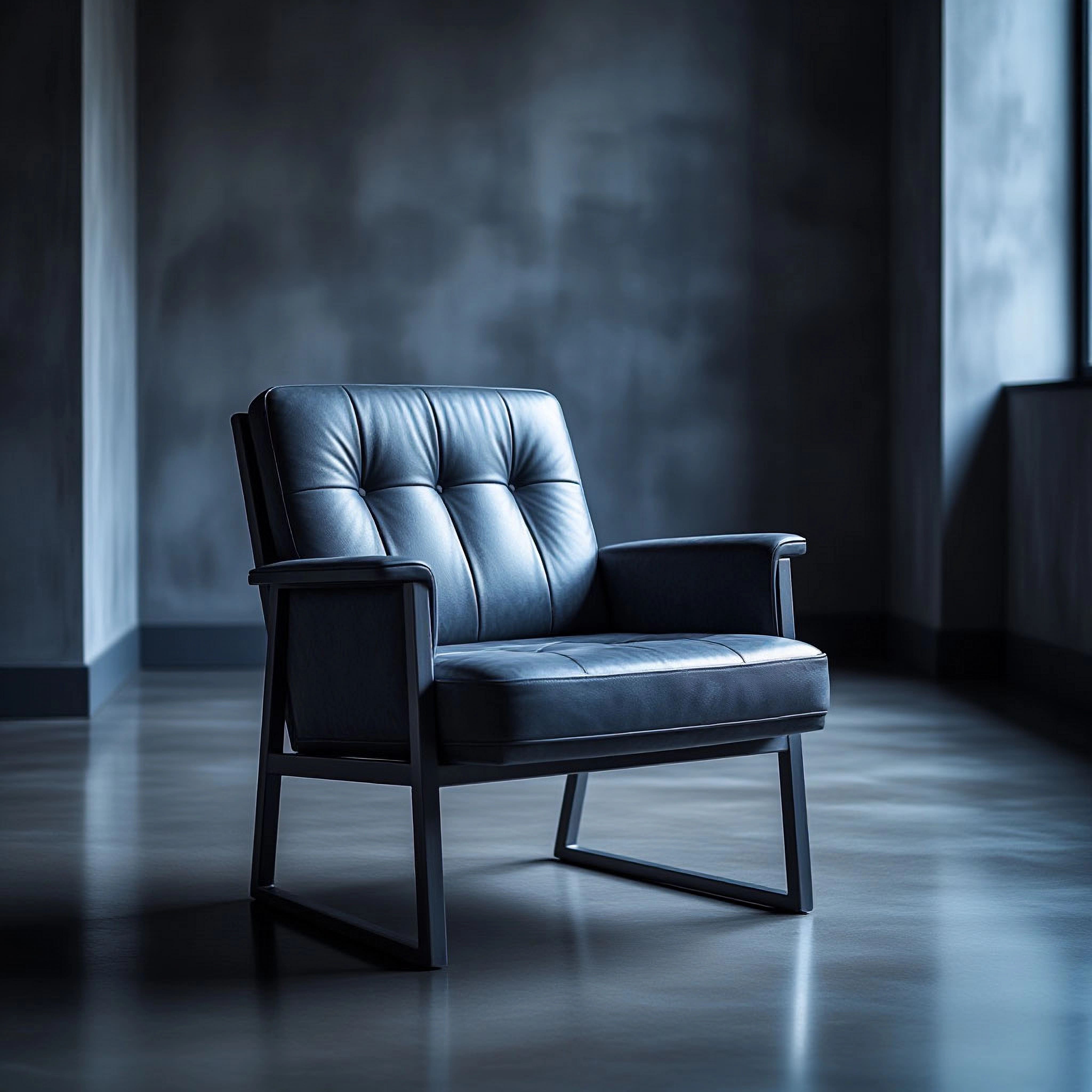 Кресло кожаное